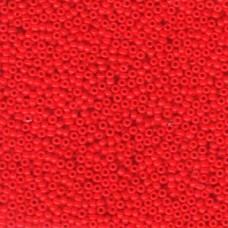11/0 Japanese Seedbeads 250gm Opaque Vermillion Red (407)