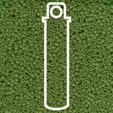 11/0 Japanese Seedbeads Opaque Jade Green-8.5gm/tb