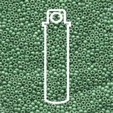 11/0 Miyuki Duracoat Galv Matte Dk Mint Grn-24gm Tb (4214F)