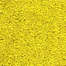 11/0 Japanese Seedbeads 250gm Opaque Yellow Luster (422)