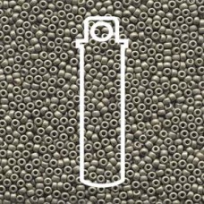 11/0 Round Durac Galvmatte Lt Pewter -apprx 8.5gm (4221F)