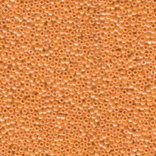 11/0 Japanese Seedbeads 250gm Opaque Lt Orange Luster (423)