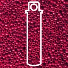 11/0 Round Opaque Red Luster -apprx 8.5gm (426)