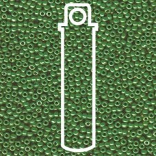 11/0 Japanese Seedbeads Opaque Jade Green Luster-8.5gm/tb 11/0 Japanese Seedbeads Opaque Jade Green Luster-8.5gm/tb