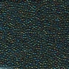 11/0 Japanese Seedbeads 250gm Metallic Green Iris (453) 11/0 Japanese Seedbeads 250gm Metallic Green Iris (453)