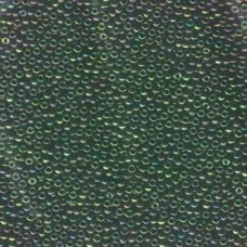 11/0 Japanese Seedbeads 250gm Metallic Green Iris (468)