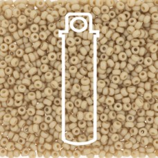 15/0 Round Frost Op Glaze Rnbw Ivory-appx 8.2gm/tb