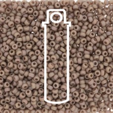 15/0 Round Frost Op Glaze Rnbw Lavender-appx 8.2gm/tb