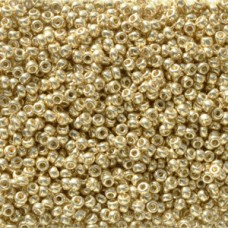 11/0 Round Duracoat Galv Pale Gold 100gm/bg