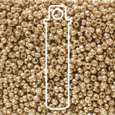 11/0 Round Duracoat Galv Lt Champagne Aprx 24gm/tb