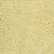 11/0 Japanese Seedbeads 250gm Creamy Yellow Ceylon (514D)