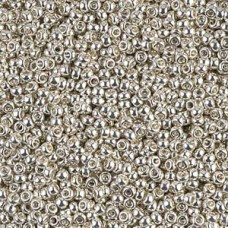 15/0 Seed Bead Galvanized Silver -100 Gm/bg