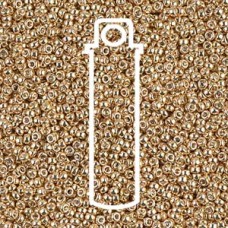 15/0 Seed Bead Galvanized Gold 8.2gm/tb