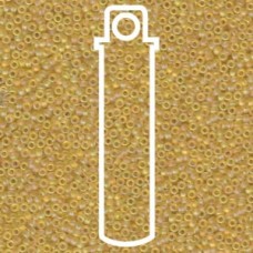 15/0 Round Miyuki Matte Cantaloupe Ab-apx 8.2gm (132FR)