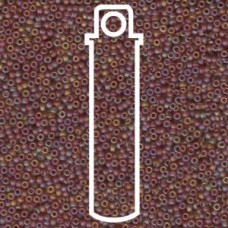 15/0 Round Miyuki Matte Lt Brown Ab-apx 8.2gm (134FR)