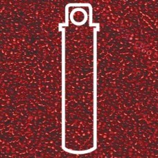 15/0 Round Miyuki S/l Red Ab-apx 8.2gm (1419)