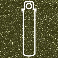 15/0 Round Miyuki S/l Khaki-apx 8.2gm (1423)