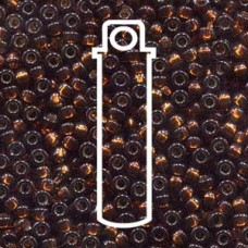 15/0 Round Miyuki S/l Smoked Topaz-apx 8.2gm (1429)