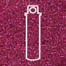 15/0 Seed Bead S/l Raspbr Transparent-appr 8.2gm Tb (1436)