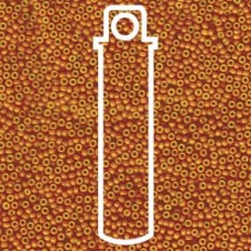 15/0 Round Miyuki Dyed Opaque Pumpkin-apx 8.2gm (1479)