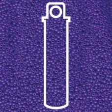 15/0 Round Miyuki Dyed Opaque Purple-apx 8.2gm (1486)