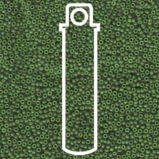 15/0 Round Miyuki Dyed Opaque Forest-apx 8.2gm (1488)