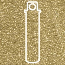 15/0 Round Miyuki Sprkl Gold Lnd Crys-apx 8.2gm (1522)