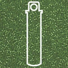 15/0 Round Miyuki Semi-matte S/l Dk.green-apx 8.2gm (1642)