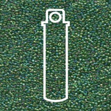 15/0 Miyuki Tr Green Ab -appr 8.2gm Tube (179)