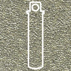 15/0 Round Miyuki Galv Silver-apx 8.2gm (181)