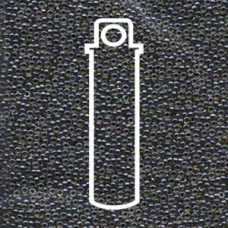 15/0 Miyuki Black Lined Topaz Ab-appr 8.2gm Tube (1840)