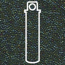 15/0 Round Miyuki Met Teal Iris-apx 8.2gm (1961)