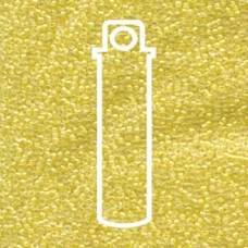 15/0 Miyuki Yellow Lined Crystal-appr 8.2gm Tube (201)