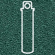 15/0 Round Miyuki Matte Met Teal Iris-apx 8.2gm (2066)