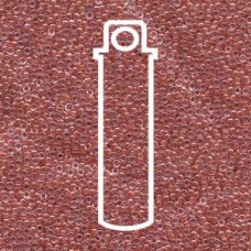 15/0 Miyuki Salmon Lined Crystal-appr 8.2gm Tube (214)