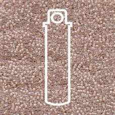 15/0 Miyuki Blush Lined Crystal-appr 8.2gm Tube (215)