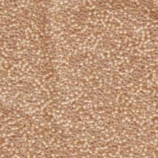 Lined Ivory Ab Miyuki 15/0 250gm (2195)