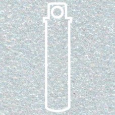 15/0 Round Miyuki Crystal Ab-apx 8.2gm (250)