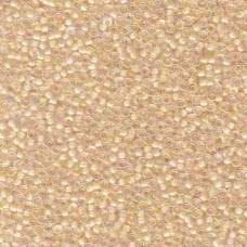 Pale Peach Lined Cry Ab Miyuki 15/0 250gm (281)