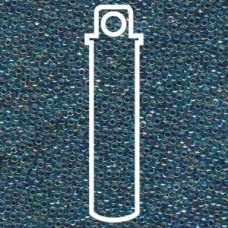 15/0 Round Miyuki Lined Blue/blue Ab-apx 8.2gm (339)