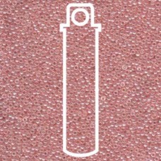 15/0 Round Miyuki Trans Pink Lstr-apx 8.2gm (366)