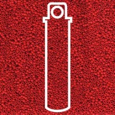 15/0 Round Miyuki Opaque Red-apx 8.2gm (408)