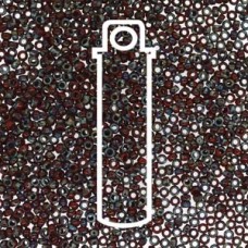 15/0 Round Picasso Opaque Red -apx 8.2gm/tb