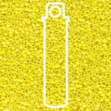 15/0 Round Miyuki Opaque Yellow Ab-apx 8.2gm (472)
