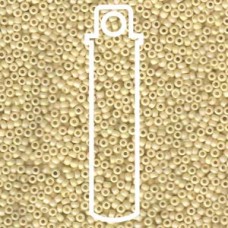 15/0 Round Miyuki Matte Opaque Cream Ab-apx 8.2gm (492FR)