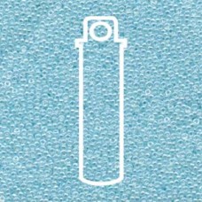 15/0 Miyuki Lt Aqua Ceylon-appr 8.2gm Tube