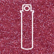 15/0 Miyuki Dyed Rose S/l Alabaster-appr 8.2gm Tube (556)