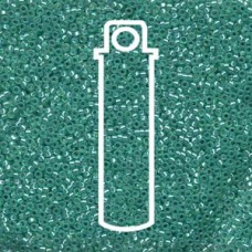 15/0 Miyuki Dyed Aqua Grn S/l Alabaster-app8.2gm Tb (572)