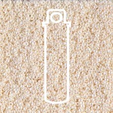 15/0 Seed Bead Ivory Ceylon 8.2gm/tb
