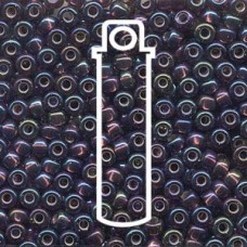 6/0 Miyuki S/l Dk Smoky Amethyst Ab-appr 20gm Tb (1013)